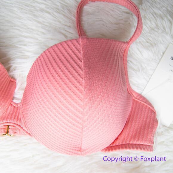 New! Set! Free People x Peony panel balconette highline pant bikini, size L - Picture 5 of 11